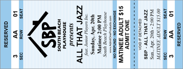 Classic RSVD Ticket - Logo and Text