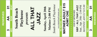 Classic RSVD Ticket - Text Only