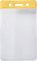 2-3/8&quot; x 3-3/8&quot; Vertical Color Top Badge Holder