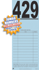 Large Auction Bid Cards With Purchase Notes From Admit One Products Event Ticket Printing Bid Card Template