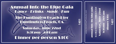 Blue Whales Full Color Ticket