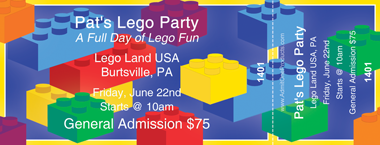 Building Blocks Full Color Ticket