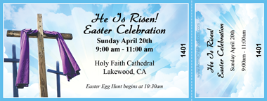 Calvary Crosses Full Color Ticket