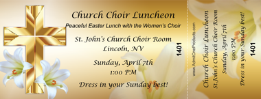 Golden Cross Full Color Ticket