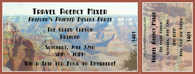 Grand Canyon Full Color Ticket