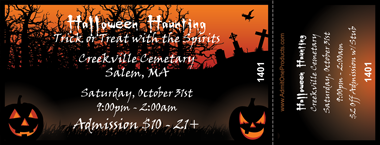Graveyard Full Color Ticket