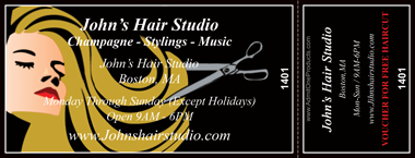 Hair Salon Full Color Ticket