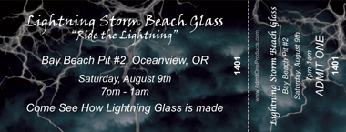 Lightning Storm Full Color Ticket