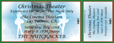 Nutcracker Dream Full Color Ticket