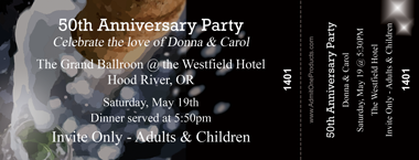 Pop the Cork Full Color Ticket