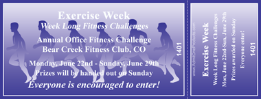 Runners Full Color Ticket