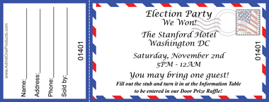 Snail Mail Full Color Raffle Ticket
