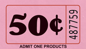 50 Cent - Single Roll Tickets