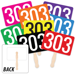 Full Color Bid Paddle - 1-sided