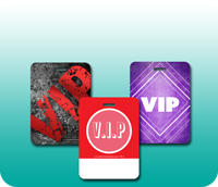VIP Stock Laminated Badges