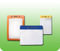 Color Coded Badge Holders