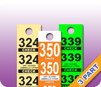 Stock 3 Part Coat Checks