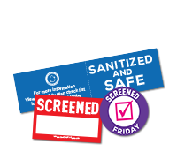 Safety Message Stickers