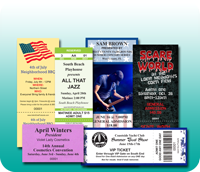 event ticket printing
