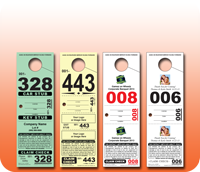 Custom Valet Parking Hang Tags