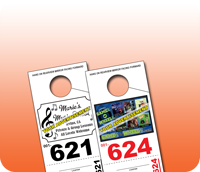 Advertising Valet Hang Tags