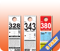 Stock 3 Part Valet Hang Tags