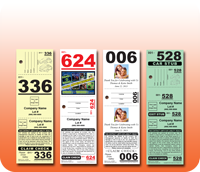 Custom Valet Parking Tickets