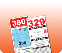 Full Color Valet Parking Tickets