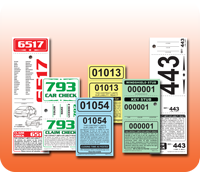 Stock Valet Parking Tickets