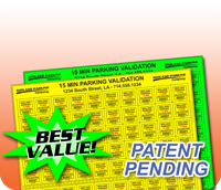 Custom Validation Stamp Sheets of 100