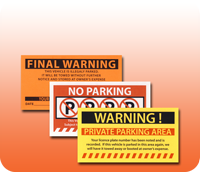 Parking Violation Stickers