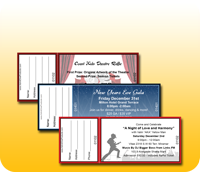 Music and Theater Raffle Tickets