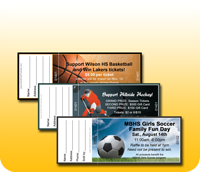 Sporting Raffle Tickets