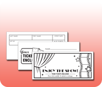 Pre-Printed Stock Ticket Envelopes