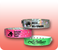 Custom Metallic/Glitter Wristbands
