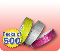 500 Pack Clear and Sparkle Rubber Bands – Western Edge, Ltd.