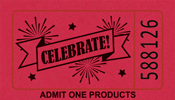 Celebrate - Single Roll Tickets