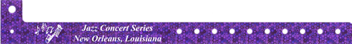 Custom Liquid Glitter Wristband with Image