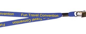 Custom 3/8&quot; Silk-screen Lanyard