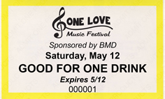 2" x 3.25" Security Drink Ticket with Image