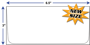 Blank 3&quot; x 6.5&quot; Ticket Envelopes