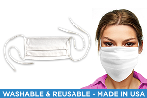 2-Ply Cotton Cloth Face Covers - Packs of 5