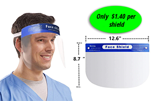 Face Shields - Boxes of 200