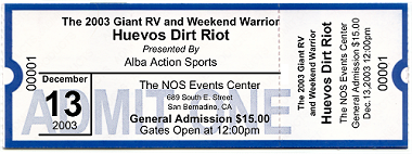 General Admission FastPrint with Date Box