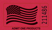 Flag - Single Roll Tickets