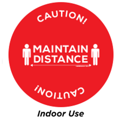 12 in. Floor Decal CIR-12-5-A - Packs of 10