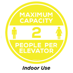 12 in. Floor Decal CIR-12-6-A - Packs of 10