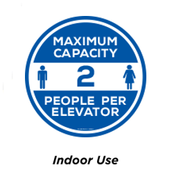 8.5 in. Floor Decal CIR-8.5-6-A - Packs of 10