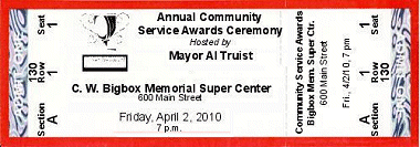 Reserved Seat FastPrint Foil Ticket with Logo