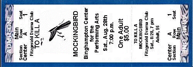 Reserved Seat FastPrint Vertical Foil Ticket with Logo